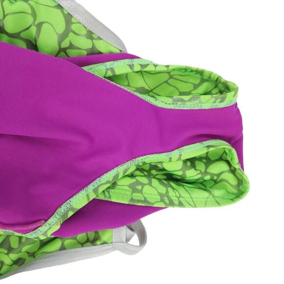 The Finals Competitive Swimsuit Size 26 Green One Piece Bathing Suit - Picture 4 of 5